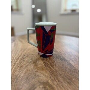 TEAVANA Prism Tea Infuser Steeper 12oz Cup Mug with Lid & Handle Coffee Mug